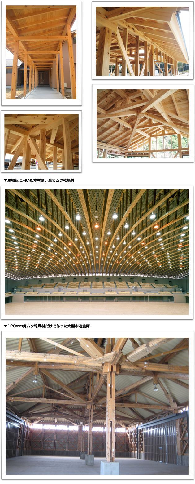 木材は、自然がつくった半永久的に再生産できる材料です